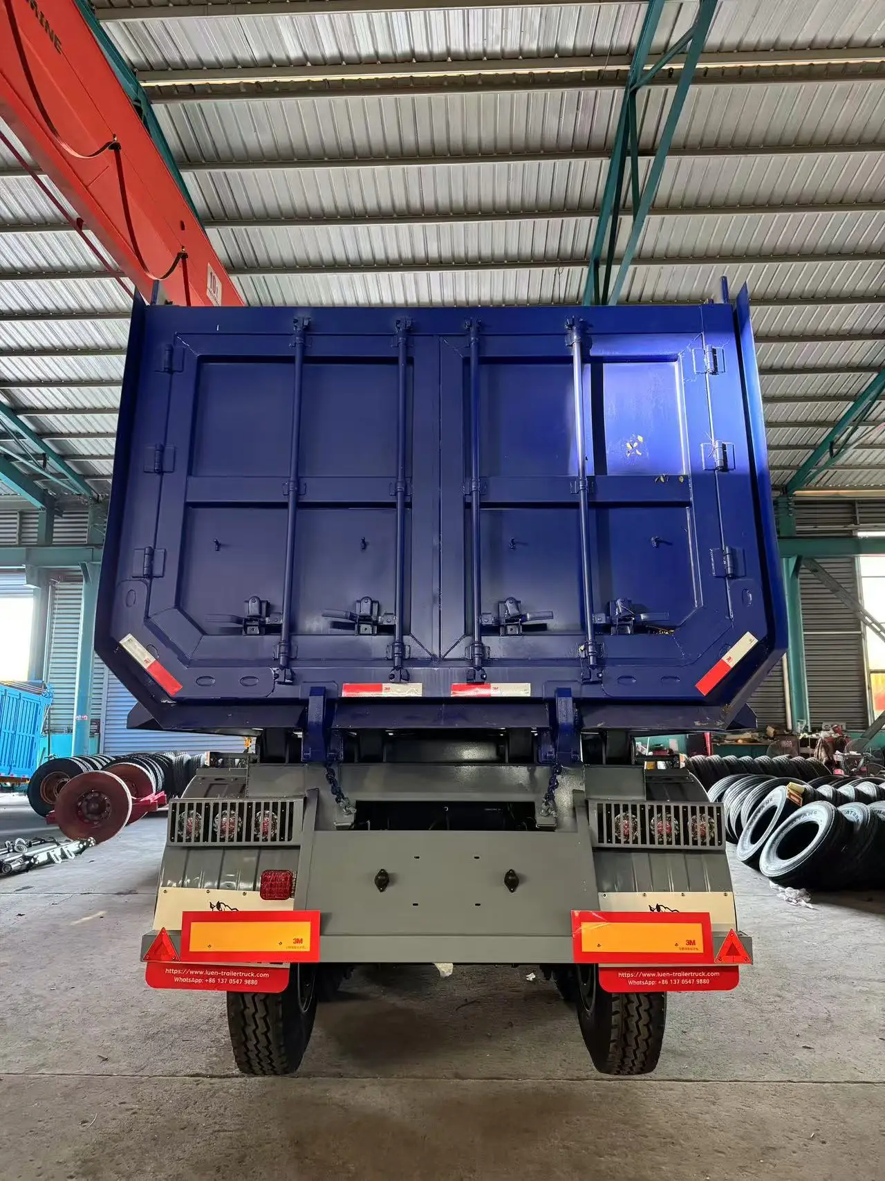 High CIMC Quality Aluminum Trailers 3 Axle 4 Axle 40 Cubic Tractor Dumper Side Tipper 28 Cbm Dump Truck Semi -Trailer for Sale