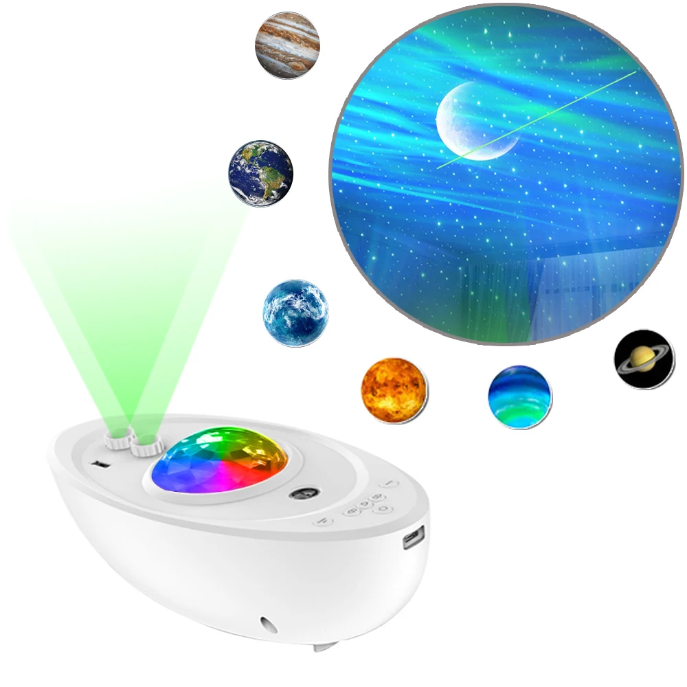 Aurora Starry Sky Projector Led String Light Table Camp Tent Christmas Decor Night Light Projector