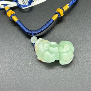 Natural Jade Pixiu Pendant Design Natural Talisman Carving Accessories Gifts Men and Women Gift Necklace