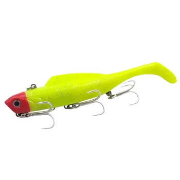 Wholesale 40g Soft Lure Artificial Hard Bait Lead Head Jig Floating Fishing Lure for Ocean Boat and River – Soft Lure – view 2