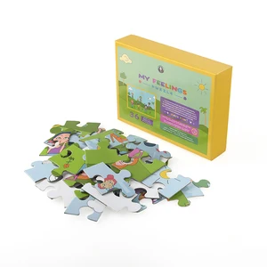 Wholesale Custom Kids Jigsaw Puzzle Baby Educational Toy Cartoon Style Paper Puzzle for DIY Toy for Boys Girls