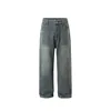 Style de tube droit bleu profond