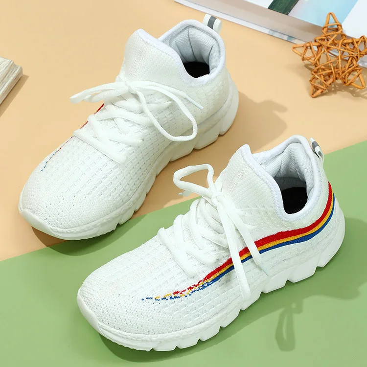 Summer 2024 Wholesale Cheap Price Women Sport Shoes Breathable Mesh Upper  Rubber Sneakers Walking Style Shoes| Alibaba.com