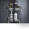Double layer corner rack