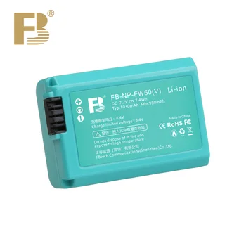 FB NP-FW50 Battery 1030mAh Suitable for Sony ILCE-6300 6500 7SM2 7RM2 7M2 DSO-RX10M4 RX10M3  RX10 5C 5N 5R 5T A33 Camera Battery