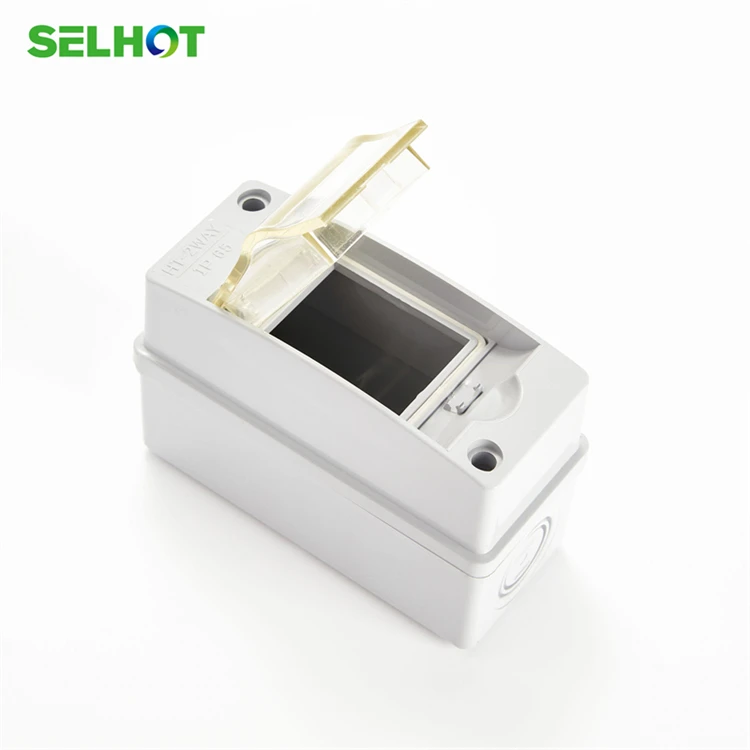 SELHOT Power Equipment Electrical Switchboard Surface Mount 2 Way 55*120*95 Distribution Box Outdoor