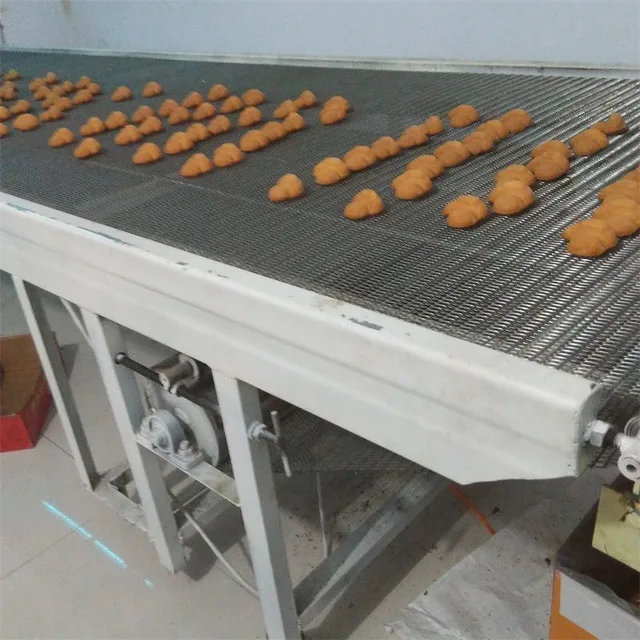 Experienced Designer Customized SS304L Commercial Wear Proof Seafood Chicken Leg Mesh Belt Conveyor 6