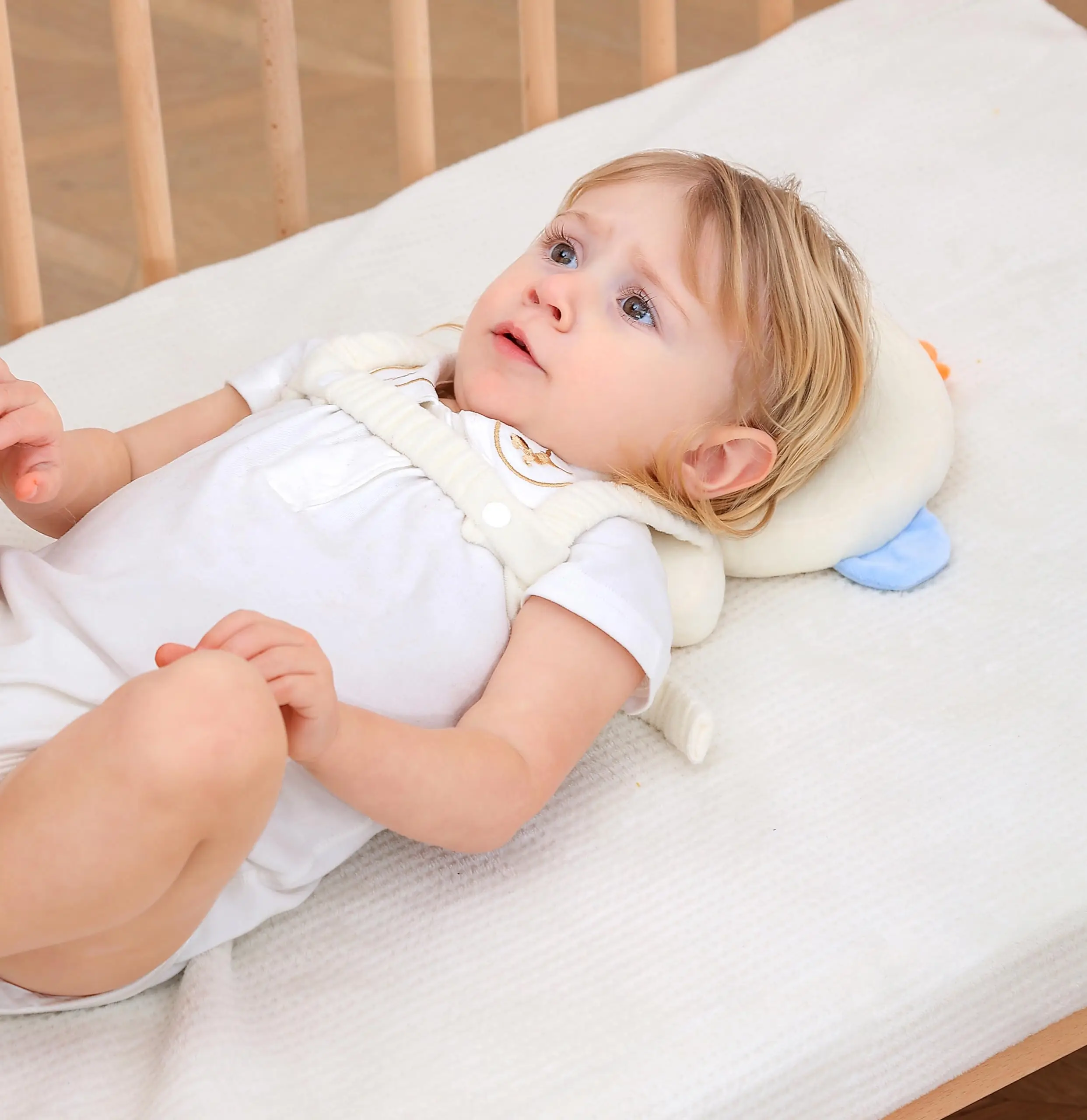 Astronauts Safefy Baby Head Protector Cushion Pillow Backpack Back with 3 Baby Knee Pads for Walking & Crawling