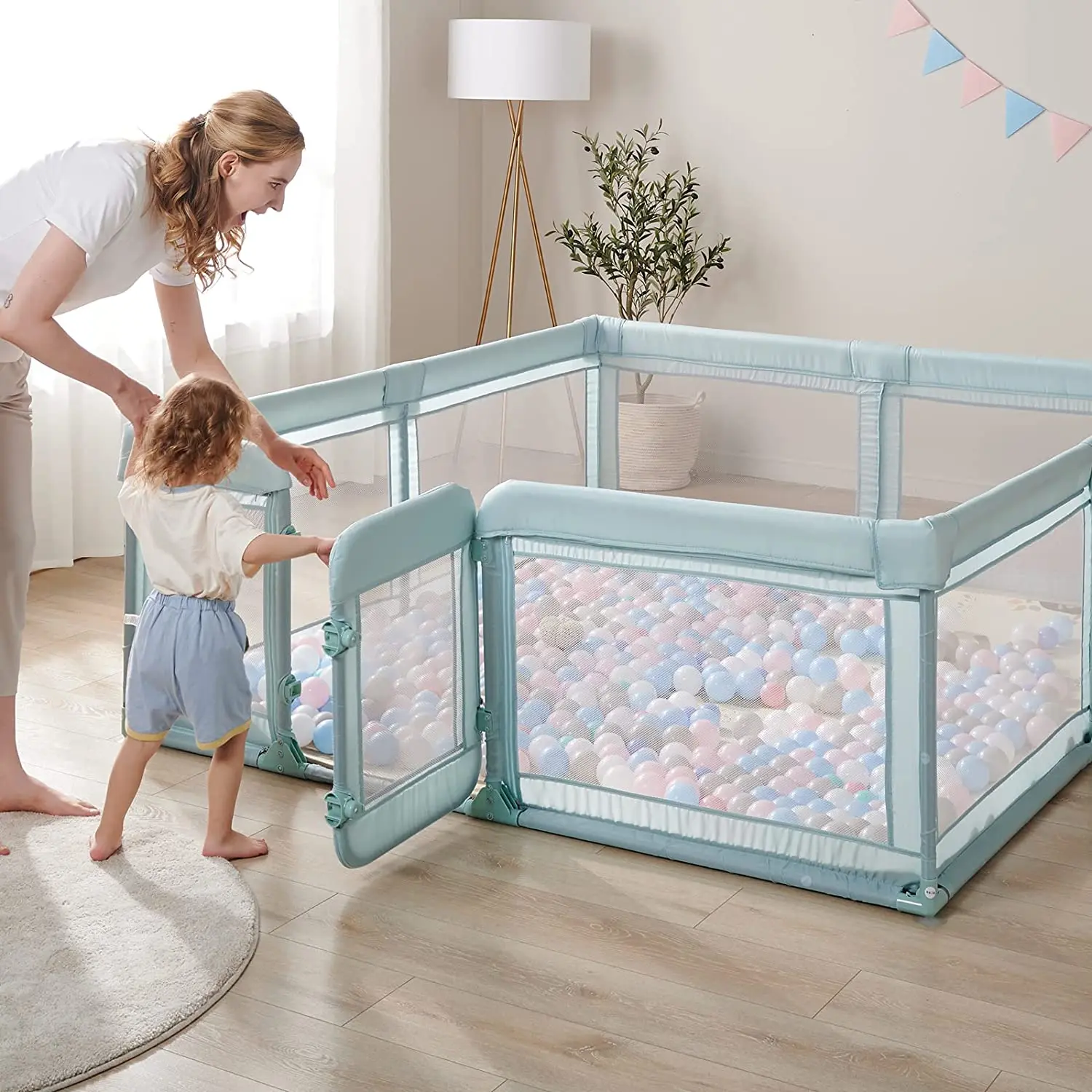 Factory Outdoor Indoor Portable Baby Safety Playard Toddler Playpen
