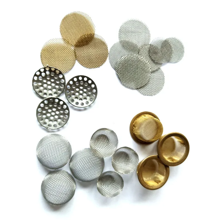 Basil Bush Cone Bowl Gauzes - 15mm & 20mm Flat/Conical Steel Pipe Screens With Brass Ring Option, Reusable