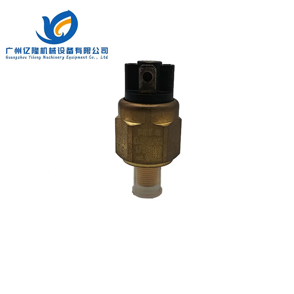 Excavator Parts Oil Pressure Sensor 09812682 0.8BAR