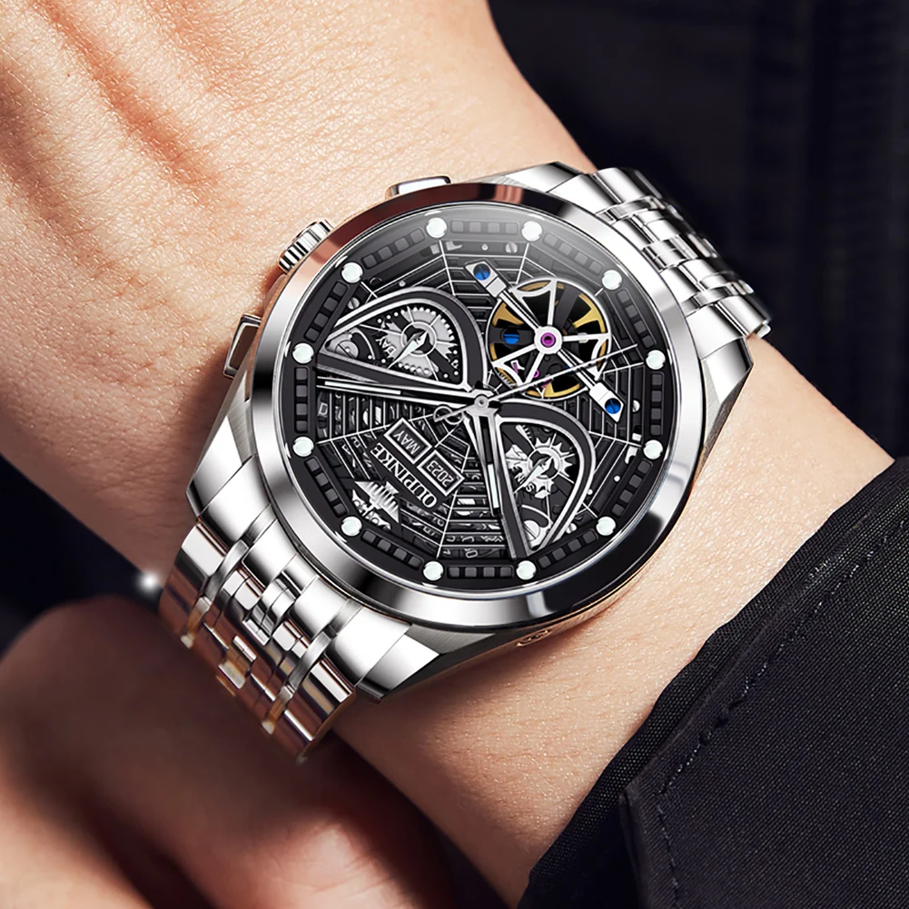 OUPINKE 3250 nuovo Design cina uomo orologio meccanico futuristico