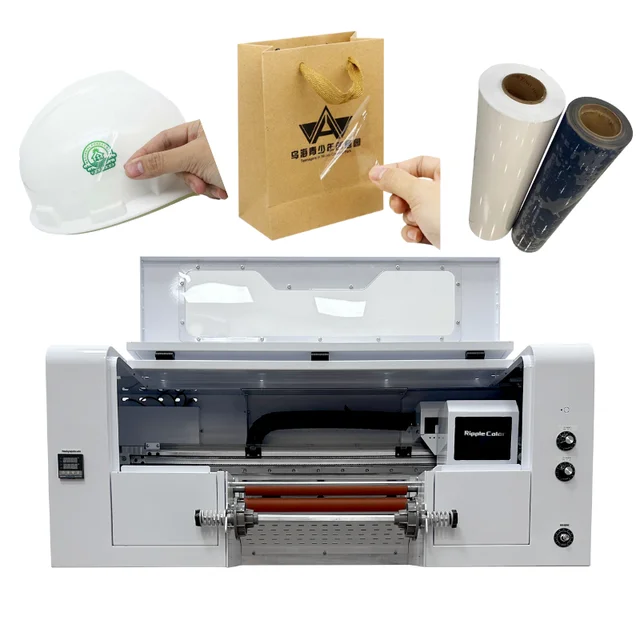 Automatic A3 30cm Gold Foil UV DTF Stickers and Crystal Labels Inkjet Printer Machine Small DTF for Automatic Grade