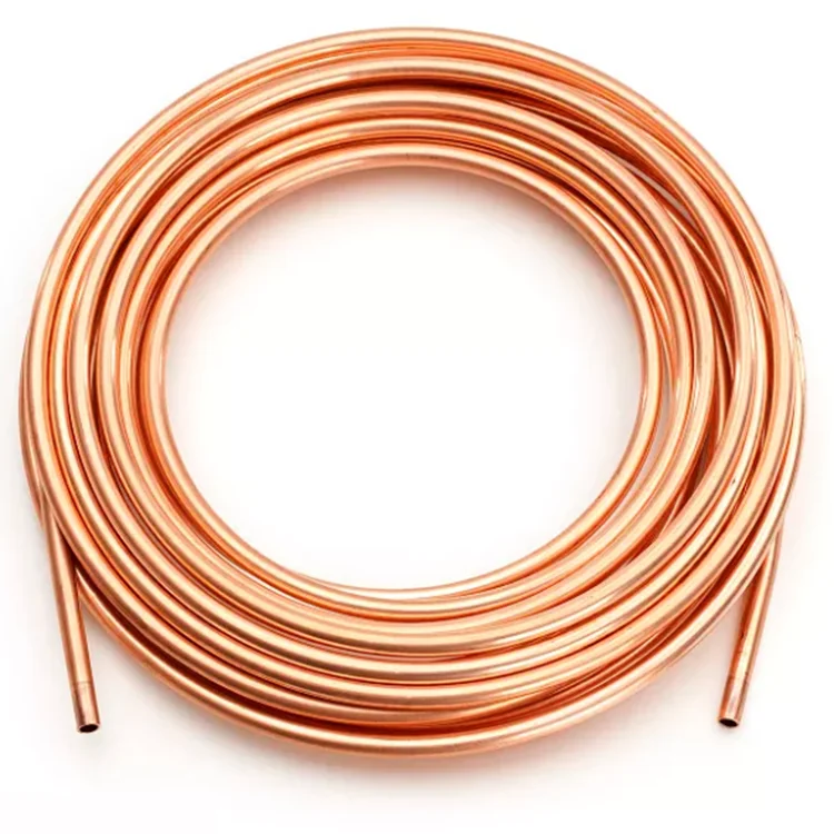 Manufacturer Air Conditioners Refrigeration Copper Tube Ac Red Copper Pipe Coil