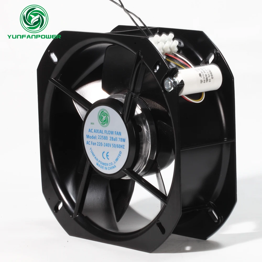 225*80mm High Quality Large Air Flow Cooling Fan 22580 Industrial