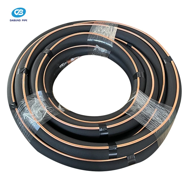 Factory Direct Mini Split System Black Rubber Insulation Copper Piping