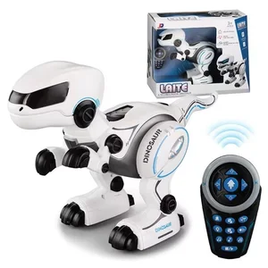 EPT Radio Control Dinosaur Robot Toys 2.4G Gesture Induction Deformation Robot Remote Control Toy with Music for Kids