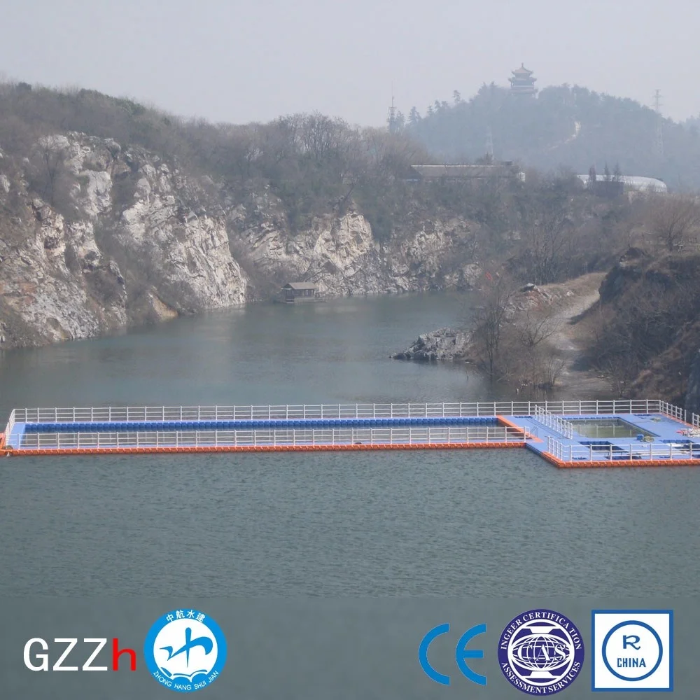 Good Price Floating Pontoon GZZH Floating Dock Bangladesh Myanmar Market Making a Floating Pontoon