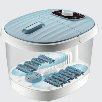new design Electric Pedicure Ionic Detox Machine Massage Roller Vibration Heat Bubble Foot Wash Spa Bath Massager