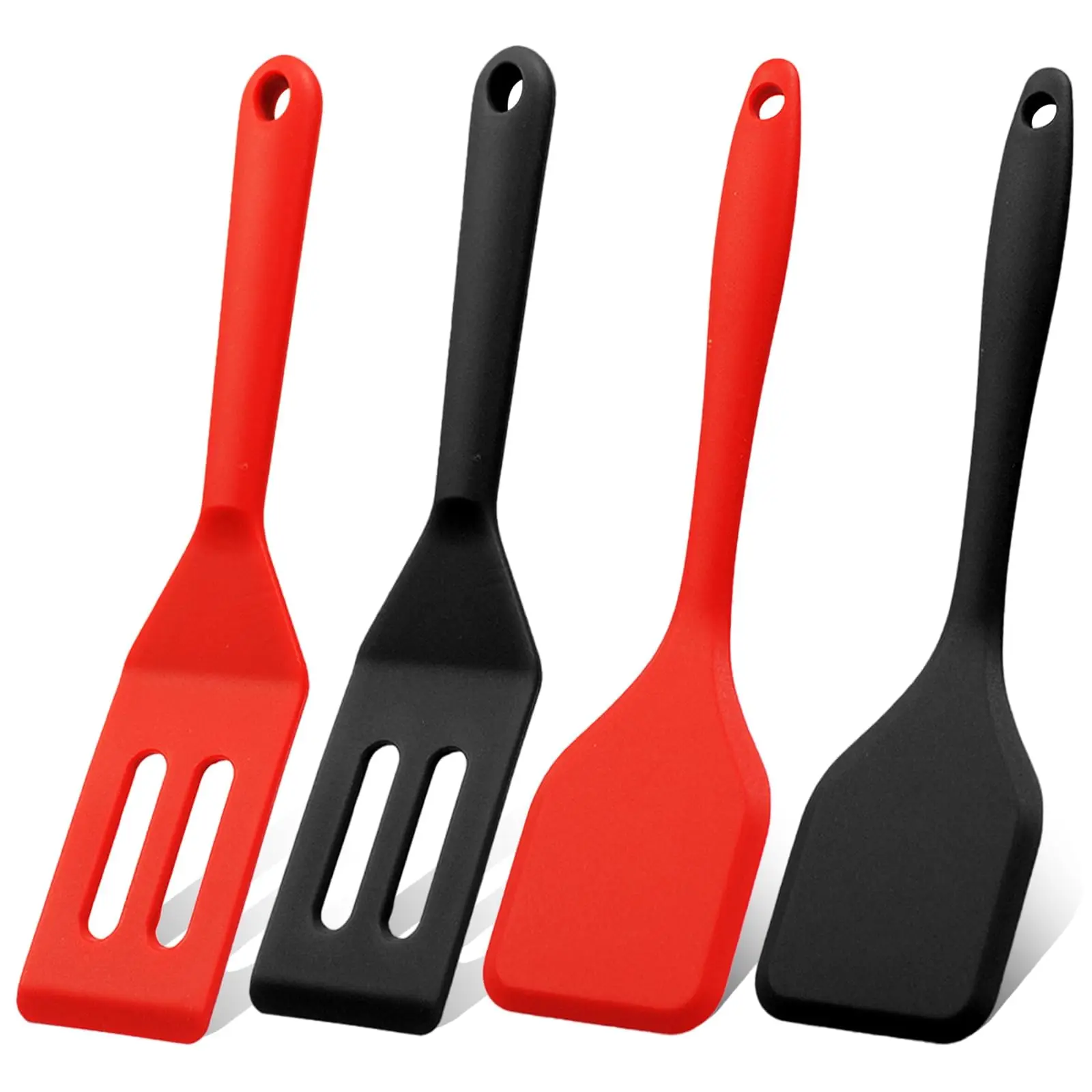 Mini Silicone Spatula Set Flexible Non Stick Serve Turner Heat Resistant Cooking Spatula Kitchen Utensil
