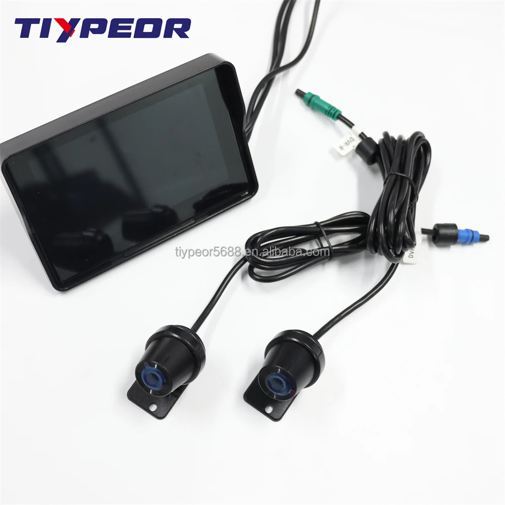 product tiypeor 5inch motorcycle gps navigation wireless carplay android auto waterproof dvr drive recorder moto monitor wifi-10