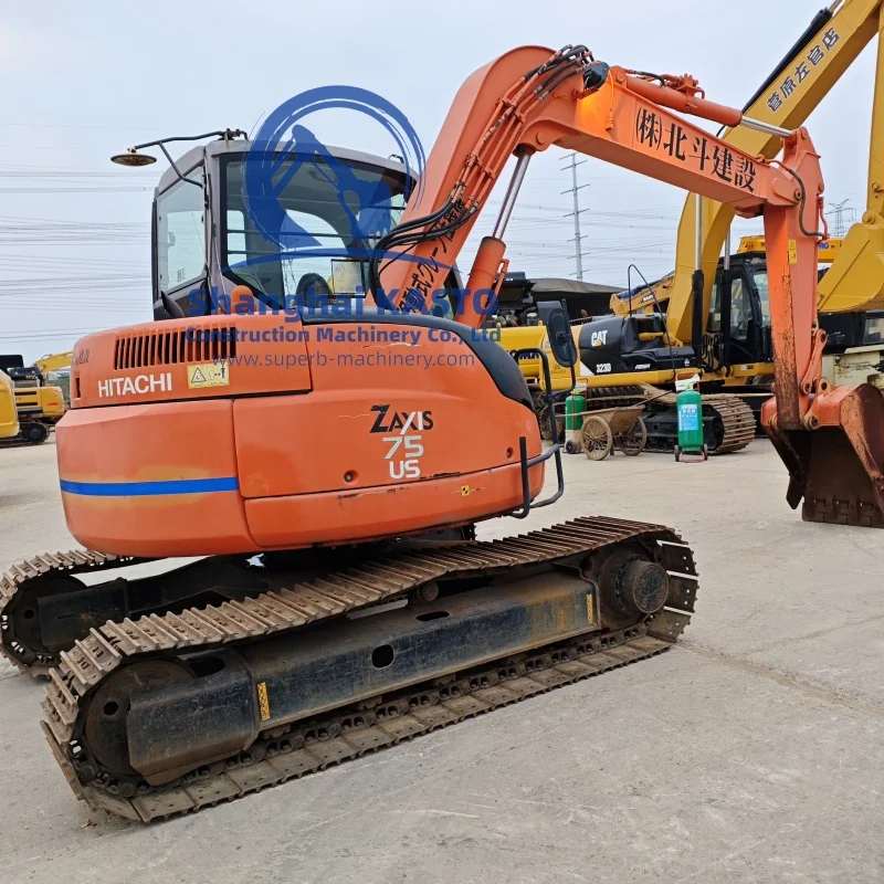 やすかたよしひろ Used Excavator Digger - High Performance HITACHI Zaxis 75