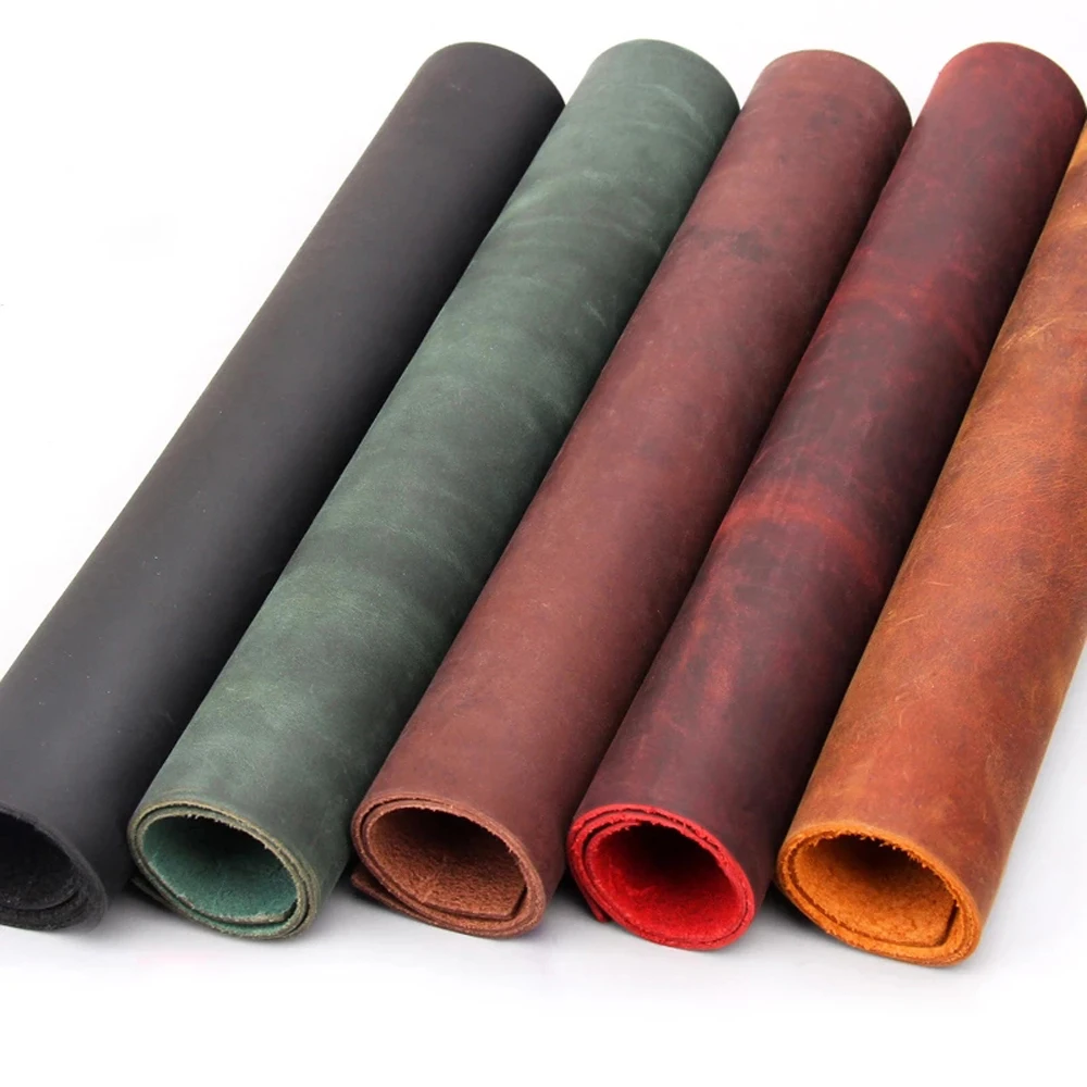 2.0mm Vegetable Tanned Leather Wax Crazy Horse Skin Cowhide