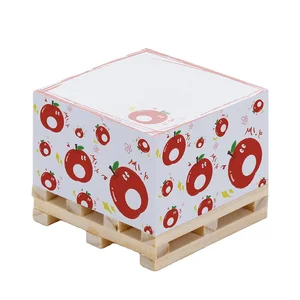Custom Stationery Square Paper Sticky Notes Cube Promotional Notepad Blocks Post Sticky It Notes with Logo