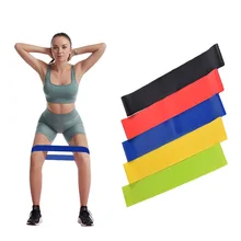 Workout Resistance Loop Bands Custom Logo Fitness Yoga Elastic Workout Band Exercise Hip Resistance Band for Gluteus Training
