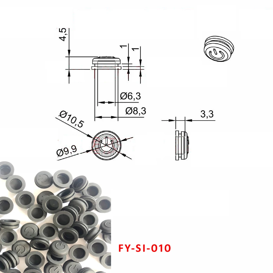 Silicone Rubber Cover/Cap for Flashlight Switch - OEM On/Off Button ...