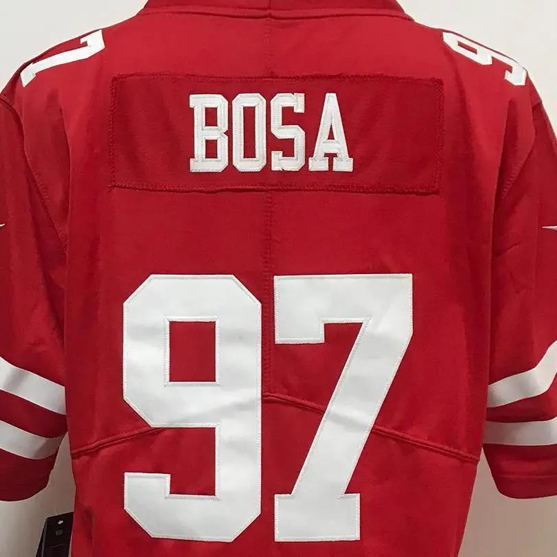 Source Wholesale High Quality Stitched no.85 kittle no.99 kinlaw no.97 bosa  jerseys wear American Football Jersey on m.