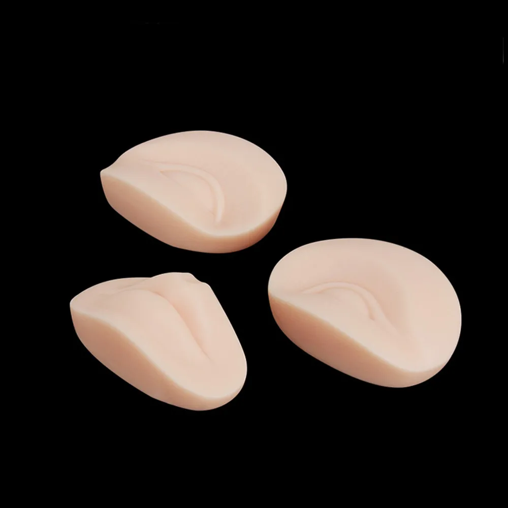 Сменная голова манекена для практики макияжа бровей и губ