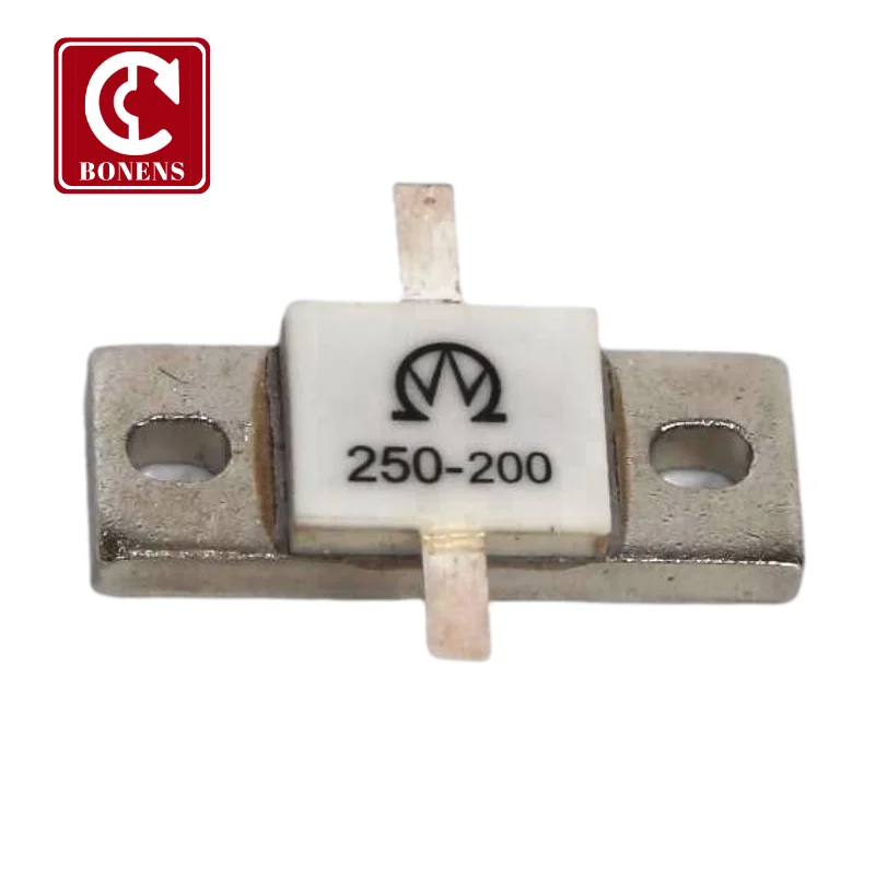 High Power Ceramic RF Resistor 100W 50 Ohms with Wide Operating Temperature -55°C to +165°C and 0~2GHz Frequency Range