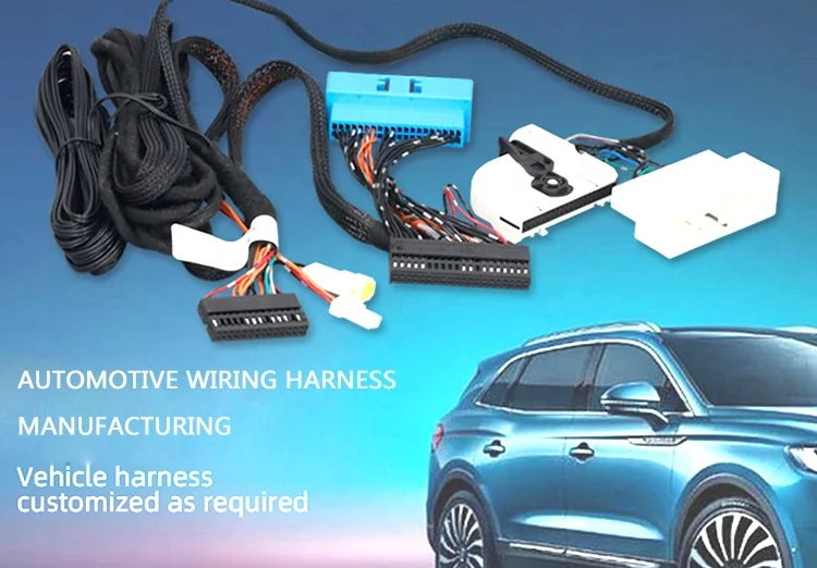 Customized Car Complete Automotive Wiring Harness Connectors Custom