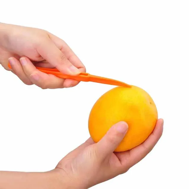 Orange Peeler Tools Plastic Fruit Vegetable Slicer Cutter Lemon Citrus Peel Cutter