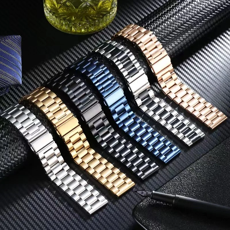 Watch Strap for I7 Pro Max Watch 8series Stainless Steel Metal Smart Watch Strap for Watch8 4 5 6 Se 40mm 44mm Strap Replacement