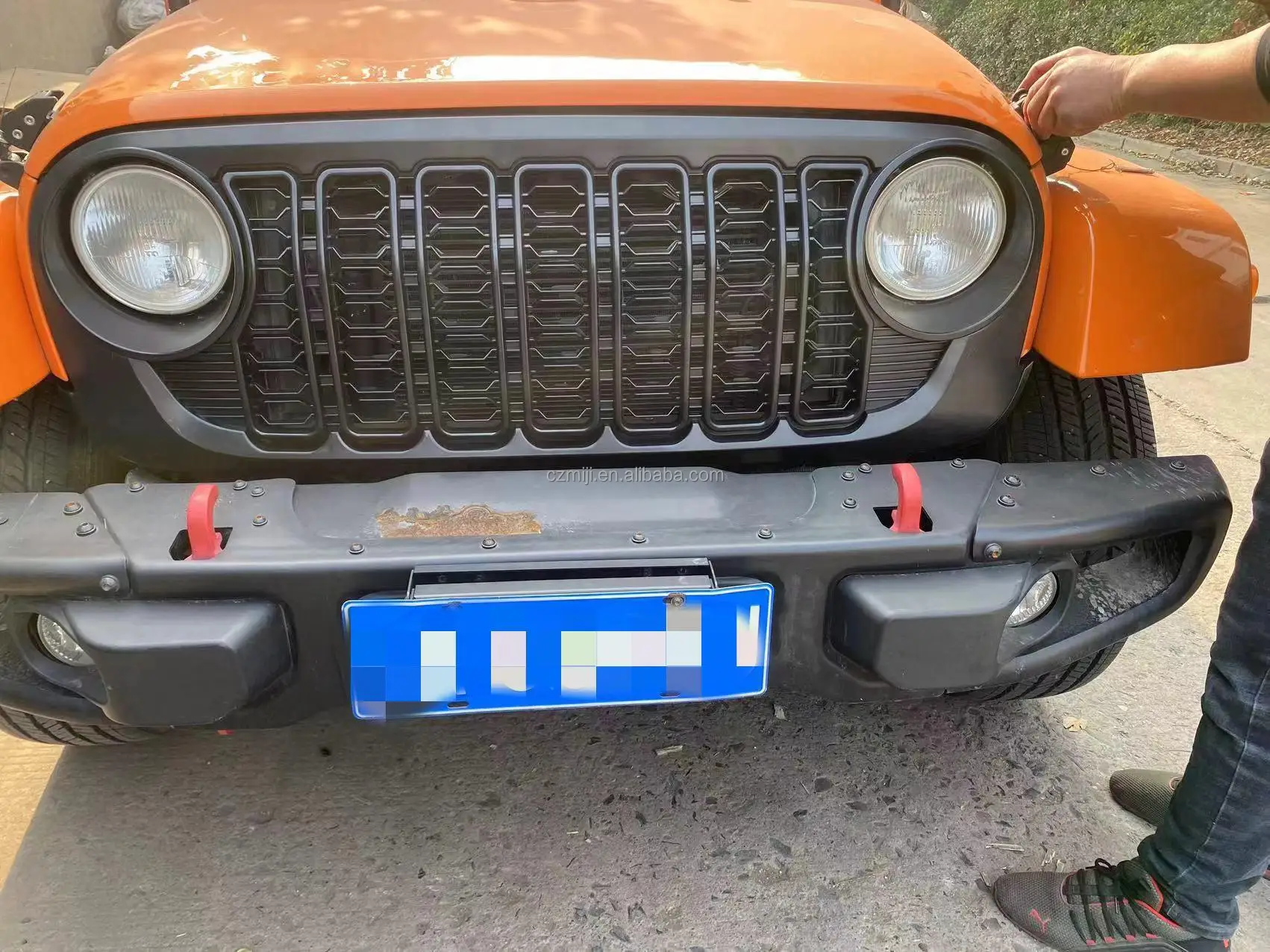 New Style Jl Style Front Grille Jk Grille With Mesh For Jeep