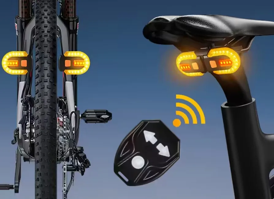 Ebike Parts Wireless Turn Signal Tail Light Accessories