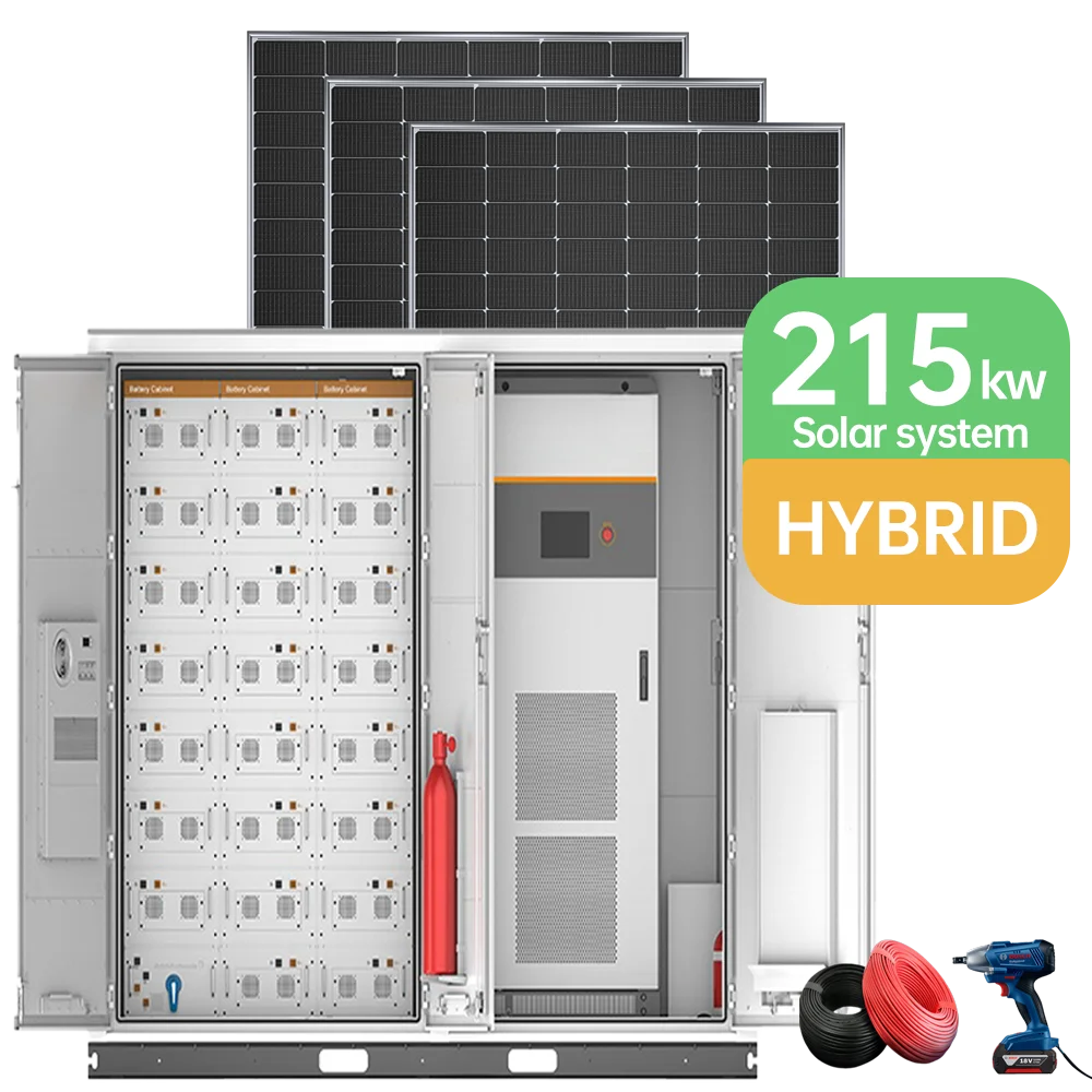 Hybrid Off-Grid Solar System 50KW 100KW 200KW Capacity Monocrystalline Silicon MPPT Lithium Ion Great for Commercial Use