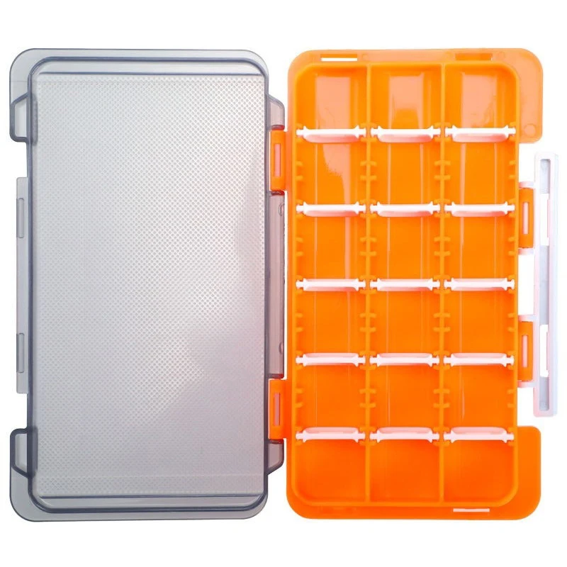 WEIHE Black Blue Orange Fly Fishing Hooks Storage Box Fly Bait Fishing Case  Fishing Tackle Box