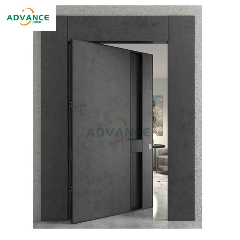 Bullet Proof Security Entry Pivot Door Steel Security Exterior Doors for House Villa