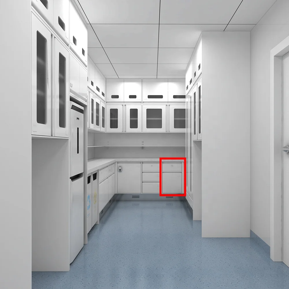 Modern Stainless Steel Hospital Cabinet Practical Wardrobe for Medical Locker & Dental Clinics for Supermarket & Gym Storage 6
