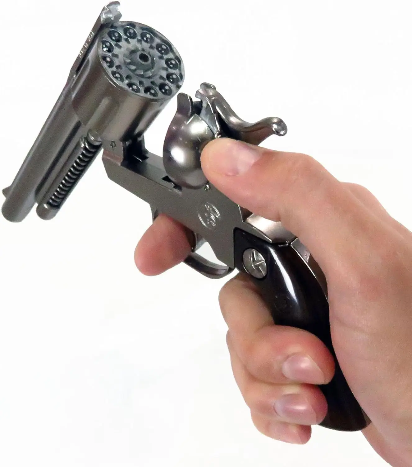 Miniblings Pistole Incrociate Fascino Colts Occidentale Cowgirl - Gioielli Fatto a Mano placcati Argento I Ciondoli - Braccialetto di Fascino - Ciondolo per Il Braccialetto