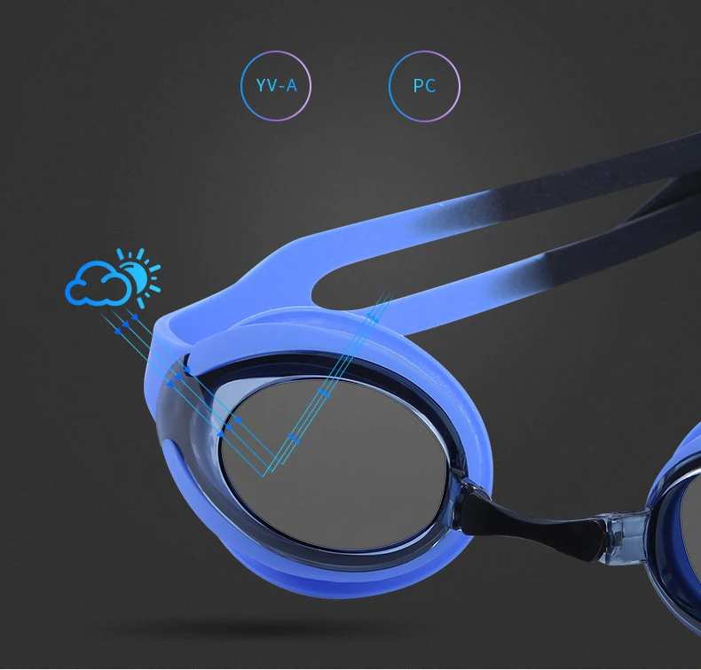 2023 Kids Swimming Glasses Safety Swimming Pool Custom Child Swim