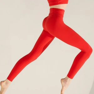 OEM/ODM Women's High Waisted Quick Dry Tummy Control Four-Way Stretch Eco-Friendly Plus Size Yoga Leggings Breathable Fabric