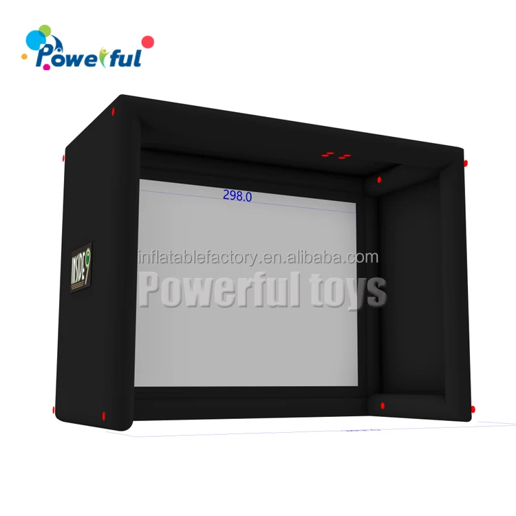 Luxury Inflatable Golf Simulator Tent - Airtight Outdoor Enclosure for ...