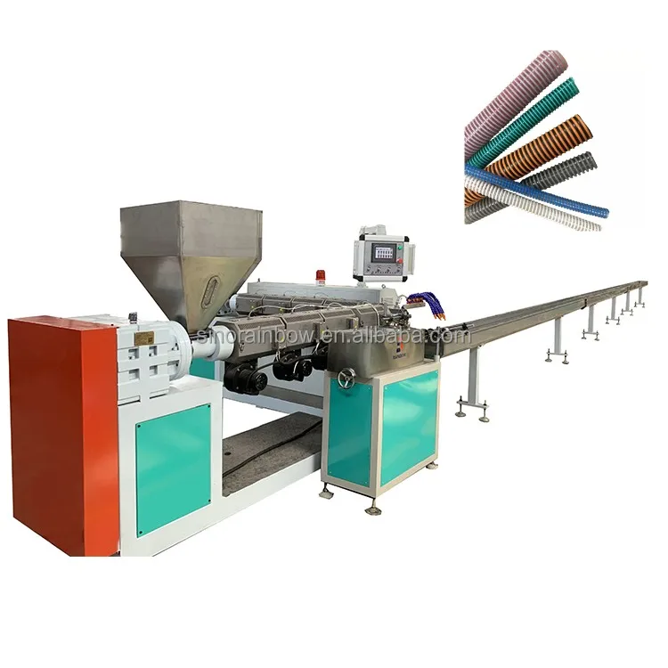 Plastic PVC Flexible Vacuum Swimming Pool Suction Hose Machine PVC Spiral Suction Hose Machine