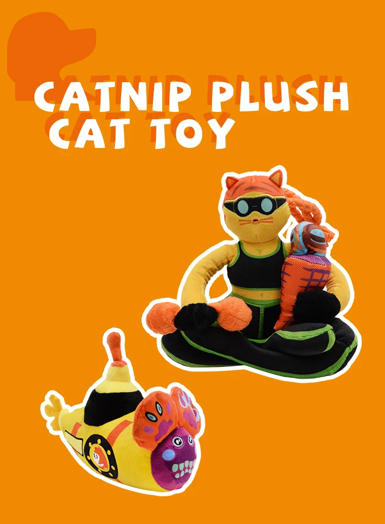 Famipet Wholesale Cartoon Series Design Soft Stuffed Squeaky Pet Toy