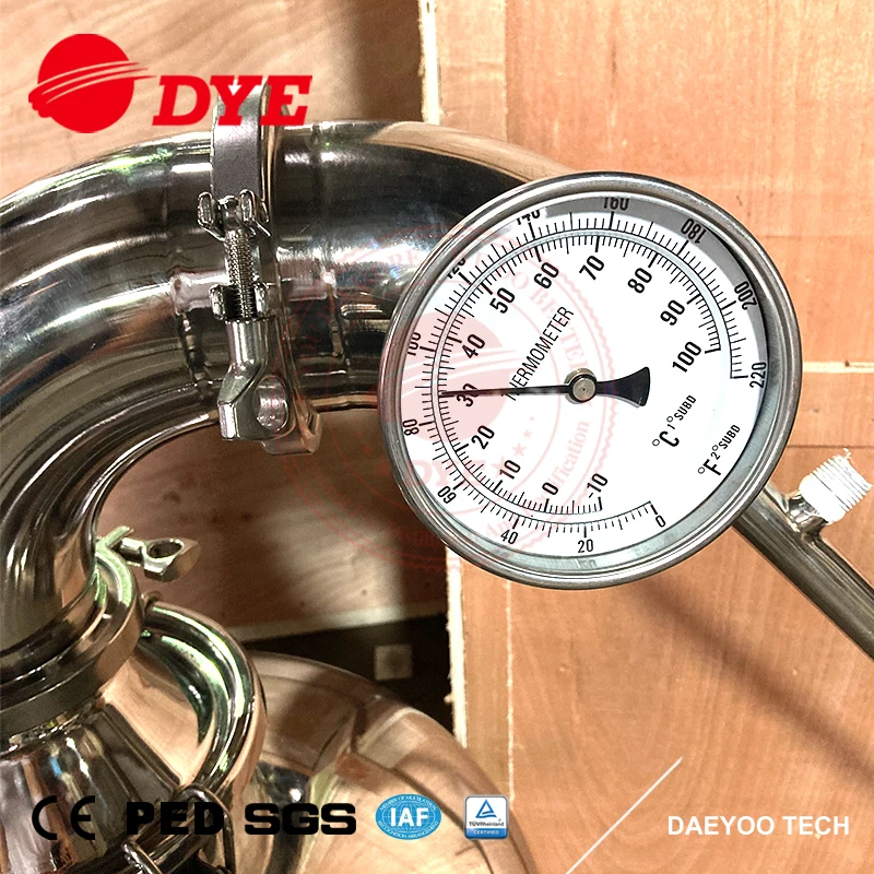 100L дистиллированный, Самогонный аппарат дома дистилляции SS304 виски дистиллятор алкоголя оборудование для дистилляции