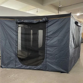 4x4 Offroad Suv Truck Retractable Outdoor Camping Car Side Awning 270 Awning with Side Wall, 2m and 2.5m Diameter for Options